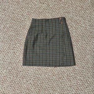 Vintage Plaid Skirt
